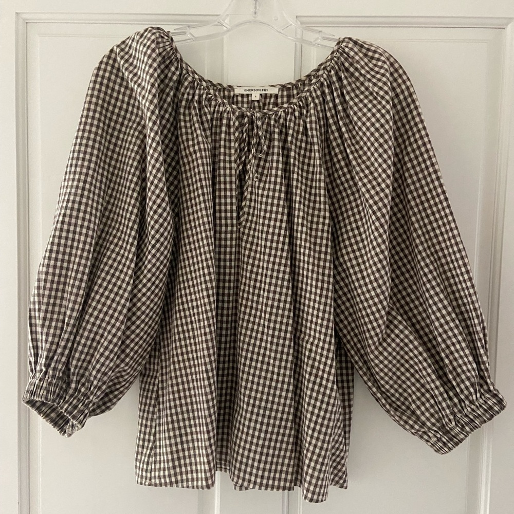 Emerson Fry Gingham Top